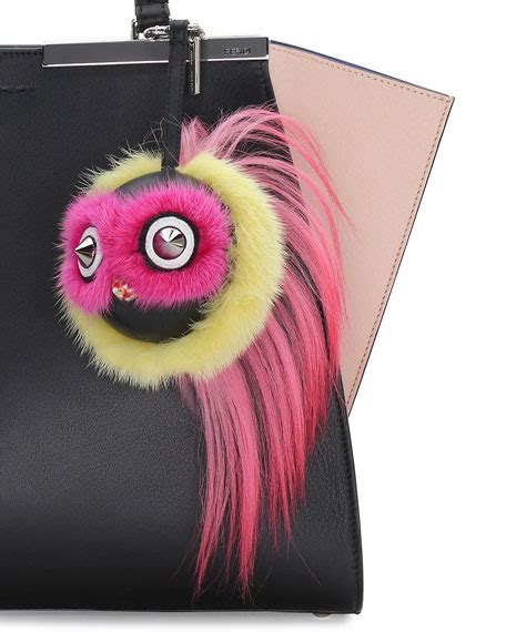 fendi bird mohawk monster charm|Fendi Bird Mohawk Monster Charm for Handbag, Multicolor.